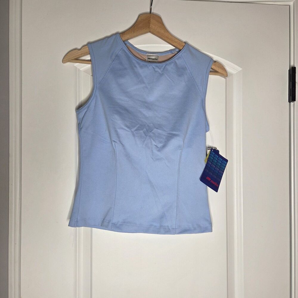 Marika Womens Blue Active Tank Blue Size Small